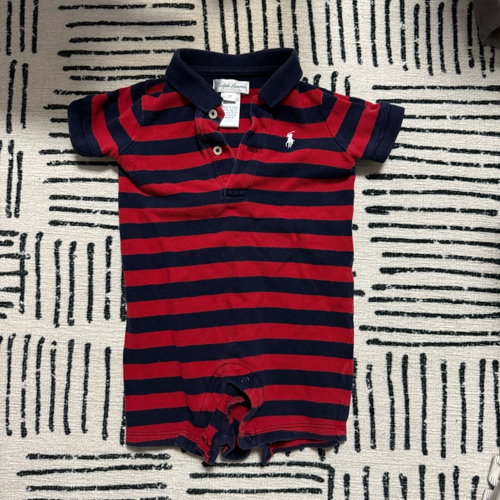 Ralph Lauren Baby Boy Shortall 6M